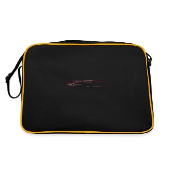lignes ligne - Sac Retro - noir/or - Dos