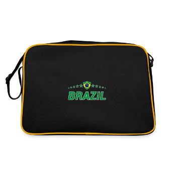 Brésil - Sac Retro - noir/or - Dos