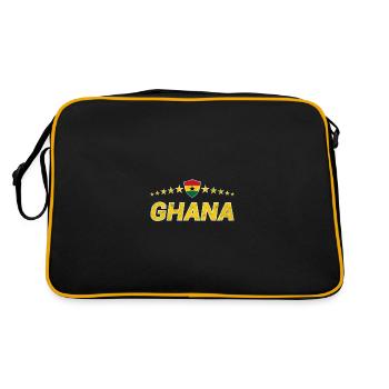Ghana - Sac Retro - noir/or - Dos