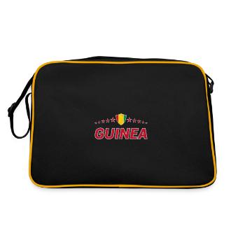 Guinée - Sac Retro - noir/or - Dos
