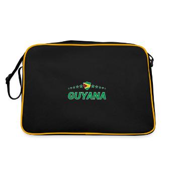 Guyana - Sac Retro - noir/or - Dos