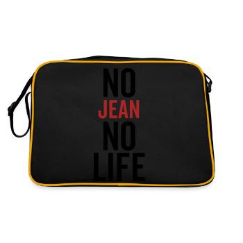 Pas de Jean Pas de vie - Sac Retro - noir/or - Dos