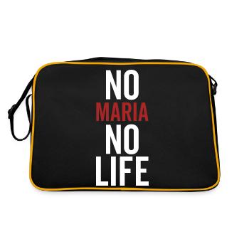 No Maria No Life - Retro Bag - black/gold - Back