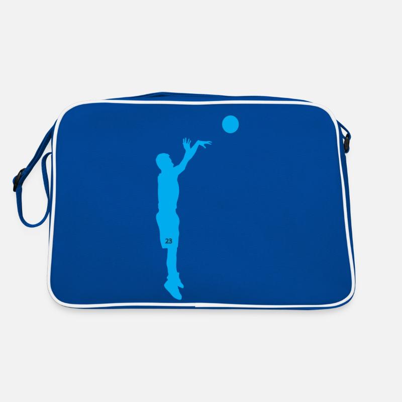 Basketballspieler Retro Tasche