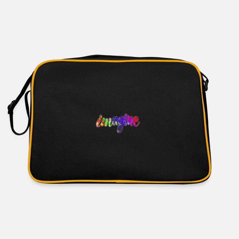 imagine 3 J - Retro Tasche - Schwarz/Gold