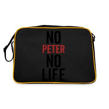 No Peter No Life - Retro Bag - black/gold - Back