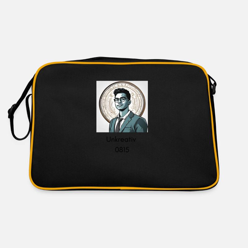 Manque de créativité 2 - Sac Retro - noir/or