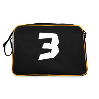Meilleure vente Numéro 3 - Sac Retro - noir/or - Dos