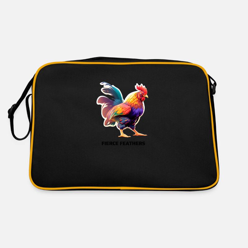FIERCE FEATHERS Retro Tasche