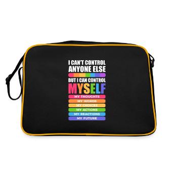 Bullying - Retro Bag - black/gold - Back