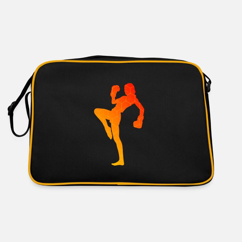Kickbox Boxen Boxe Kickboxer Kickboxing Sac Retro