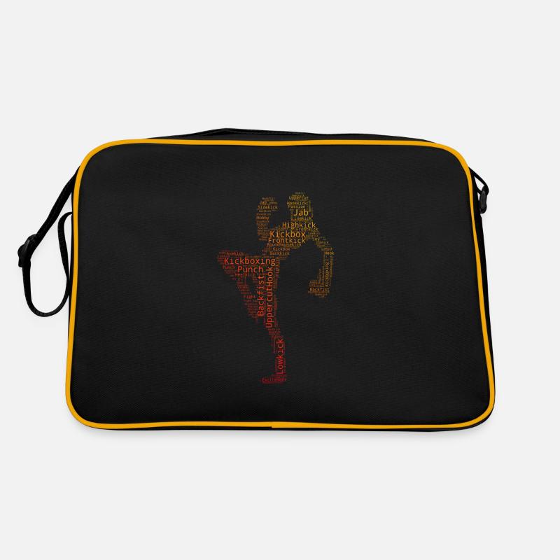 Kickboxing Kickboxer Boxing Men Retro Bag