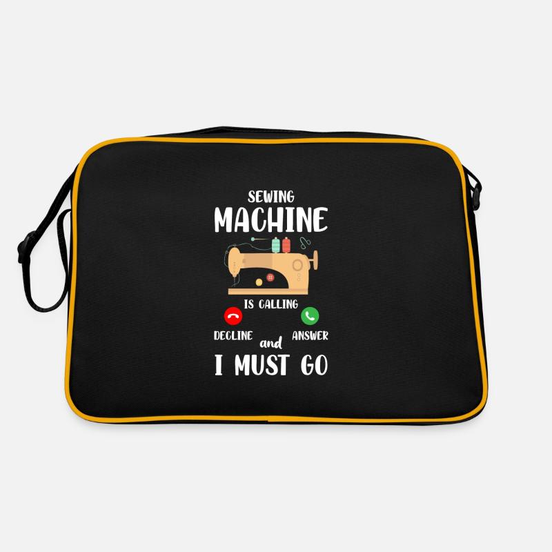 Sewing Profession Suit Sewing Machine Retro Bag