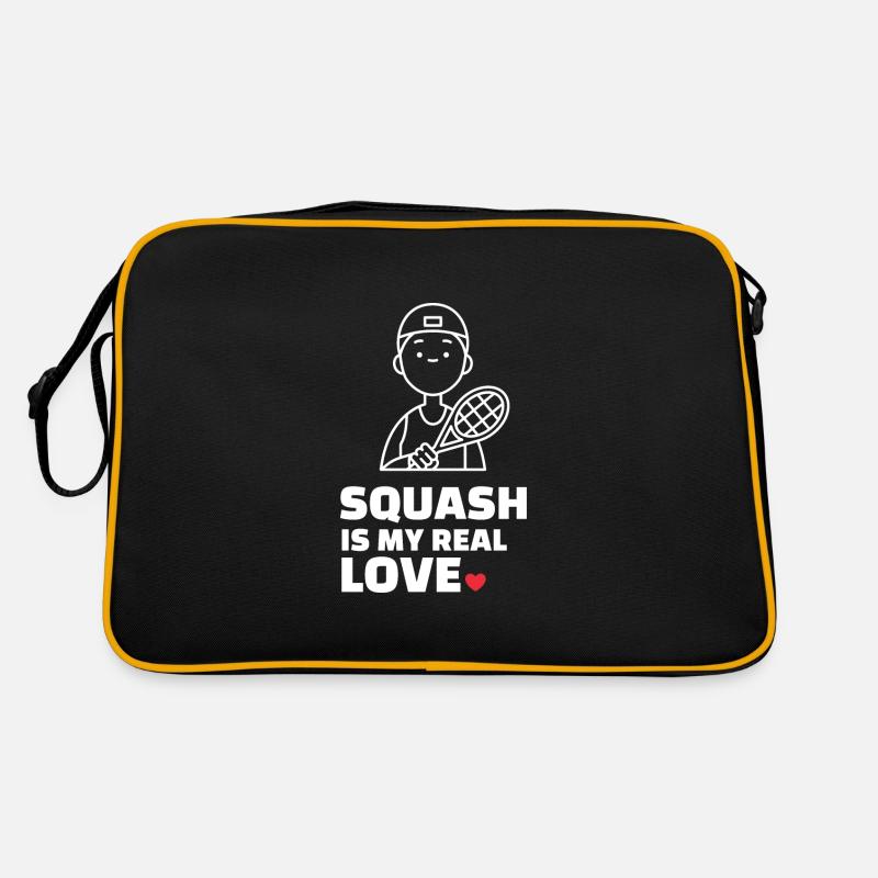 Ich Liebe Squash Retro Tasche