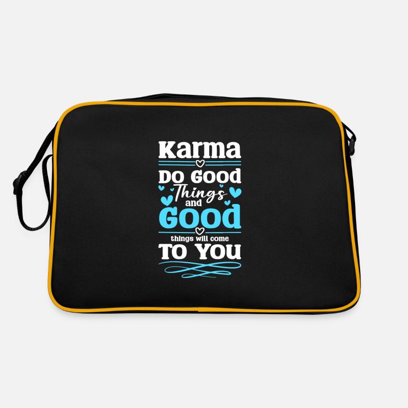 Schicksal Positiv Leben Retro Tasche
