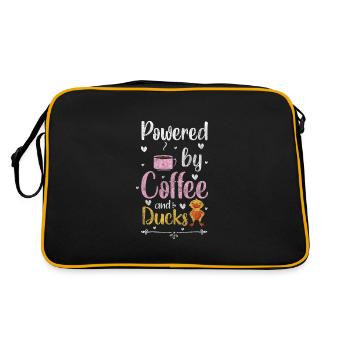 Canards Animal Canard volant Nature - Sac Retro - noir/or - Dos