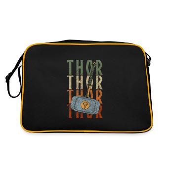 Odin Asgard Celts - Retro Bag - black/gold - Back