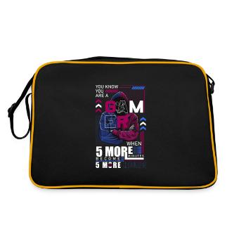 PC Gaming League - Retro Bag - black/gold - Back
