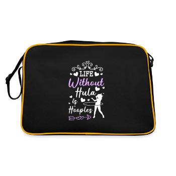 Hulahoop Sport Coupe amincissante - Sac Retro - noir/or - Dos