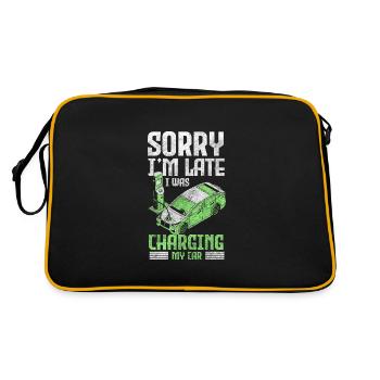 E-car innovation - Retro Bag - black/gold - Back