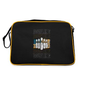 Vainqueur des quilles melon - Sac Retro - noir/or - Dos