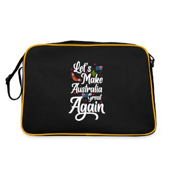 Flag State Metropolis - Retro Bag - black/gold - Back