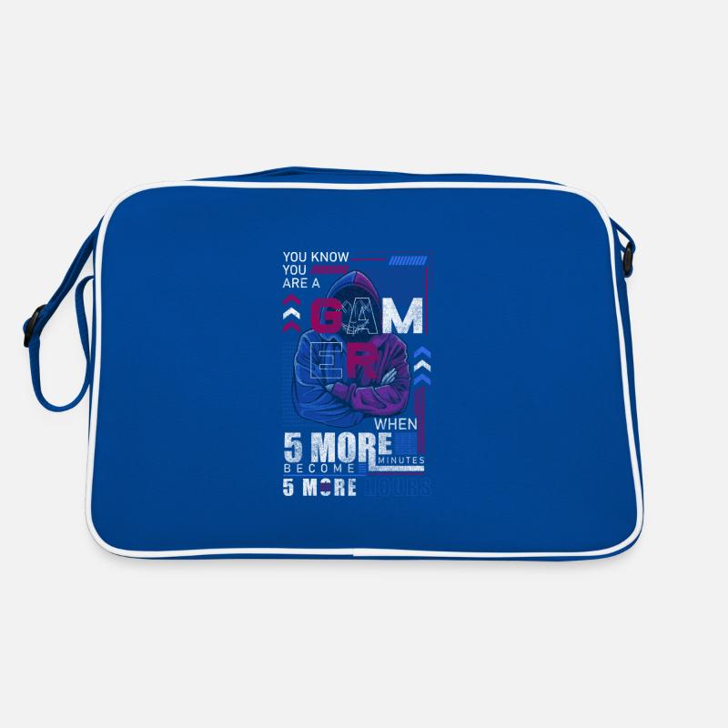 Gaming Nerd Gamepad Controller Retro Tasche