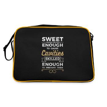 Dentist Appointment Braces - Retro Bag - black/gold - Back