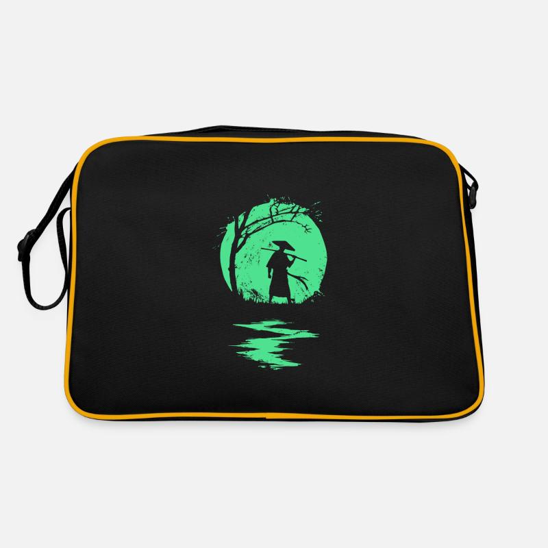 Ninja design abstrait Sac Retro