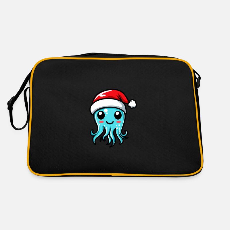 Méduse Noël mignon Sac Retro