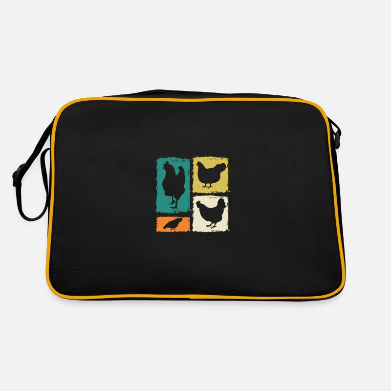 Chickens Hen Retro Bag