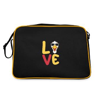 Goose - Retro Bag - black/gold - Back
