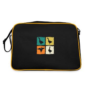 Goose - Retro Bag - black/gold - Back