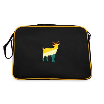 Chèvres - Sac Retro - noir/or - Dos