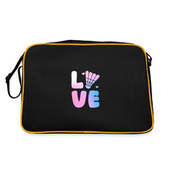 Federball Badminton - Sac Retro - noir/or - Dos