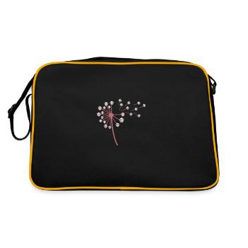 Schäfer Schaf - Retro Tasche - Schwarz/Gold - Hinten