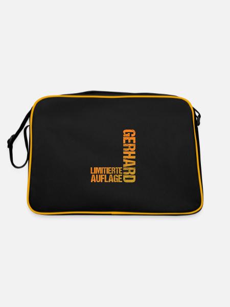 Gerhard - Sac Retro - noir/or - Dos