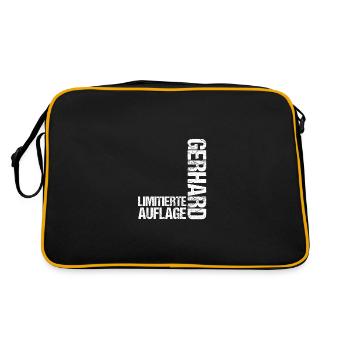 Gerhard - Sac Retro - noir/or - Dos