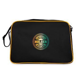 Holger - Sac Retro - noir/or - Dos