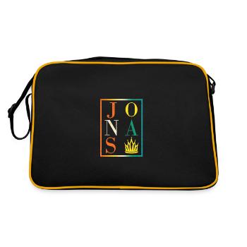 Jonas - Retro Bag - black/gold - Back