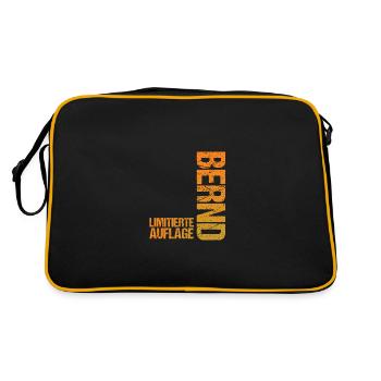 Bernd - Sac Retro - noir/or - Dos