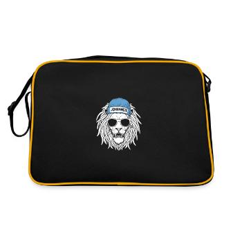 Leo John - Retro Bag - black/gold - Back