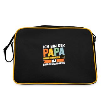 Father Team Dad - Retro Bag - black/gold - Back