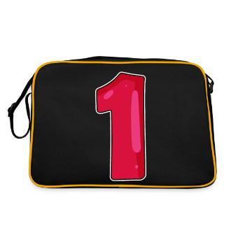 Numéro 1 - Sac Retro - noir/or - Dos