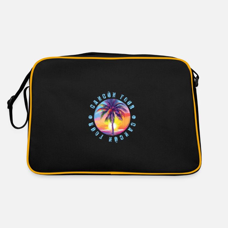 Cancun Tour Bunt Retro Tasche