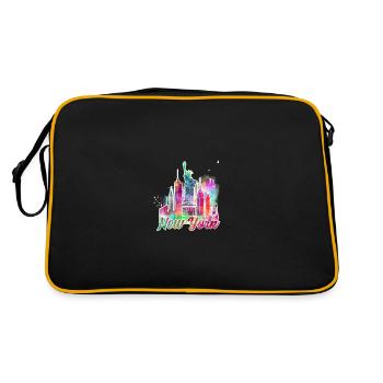 New York J - Retro Bag - black/gold - Back