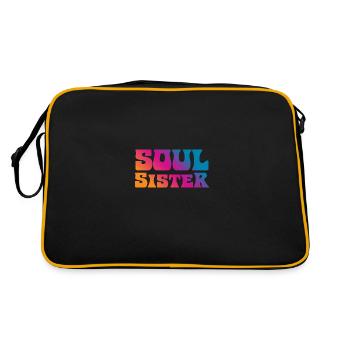 Soul Sister - Retro Bag - black/gold - Back