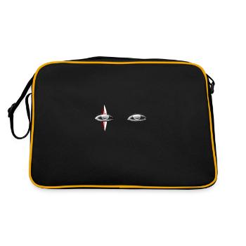 symbole rouge œil œil - Sac Retro - noir/or - Dos