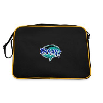 Yaaa's comic style - Retro Bag - black/gold - Back