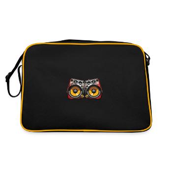 Music Boxing Symbol Bass - Retro Bag - black/gold - Back
